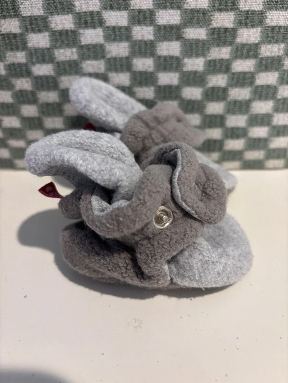 Zutano booties- gray grey size 3 months